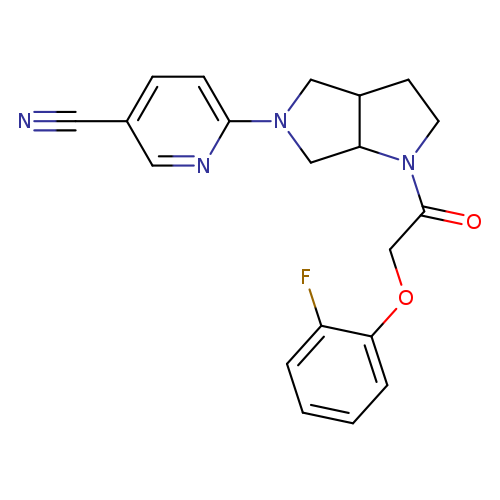 6-{1-[2-(2-fluorophenoxy)acetyl]-octahydropyrrolo[3,4-b]pyrrol-5-yl}pyridine-3-carbonitrile