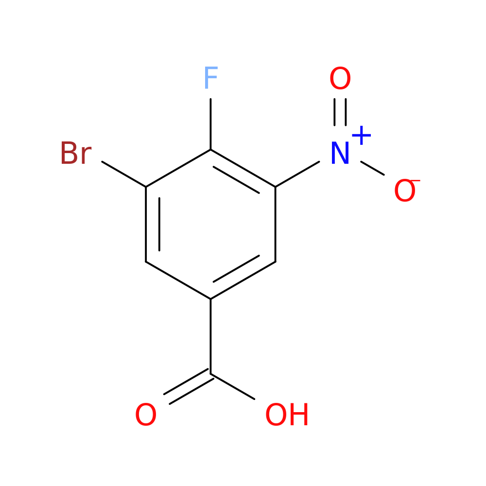 3-Bromo-4-fluoro-5-nitrobenzoic acid