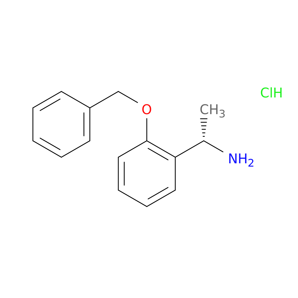 (1S)-1-[2-(Benzyloxy)phenyl]ethan-1-amine hydrochloride