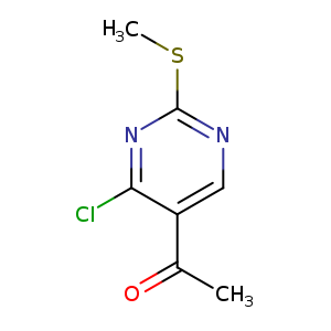 Ethanone, 1-[4-chloro-2-(methylthio)-5-pyrimidinyl]-