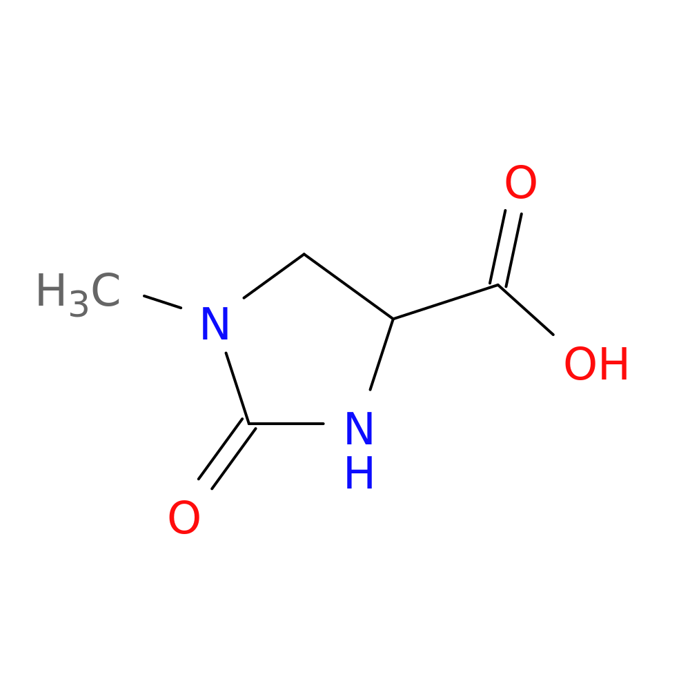 1-methyl-2-oxoimidazolidine-4-carboxylic acid