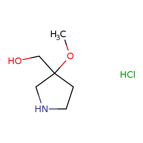 (3-methoxypyrrolidin-3-yl)methanol hydrochloride