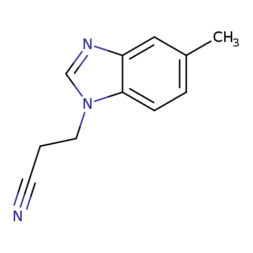 1-Benzimidazolepropionitrile,5-methyl-(8CI)