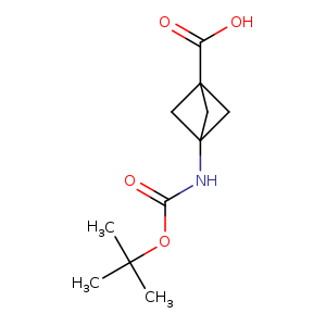 Bicyclo[1.1.1]pentane-1-carboxylic acid, 3-[[(1,1-dimethylethoxy)carbonyl]amino]-