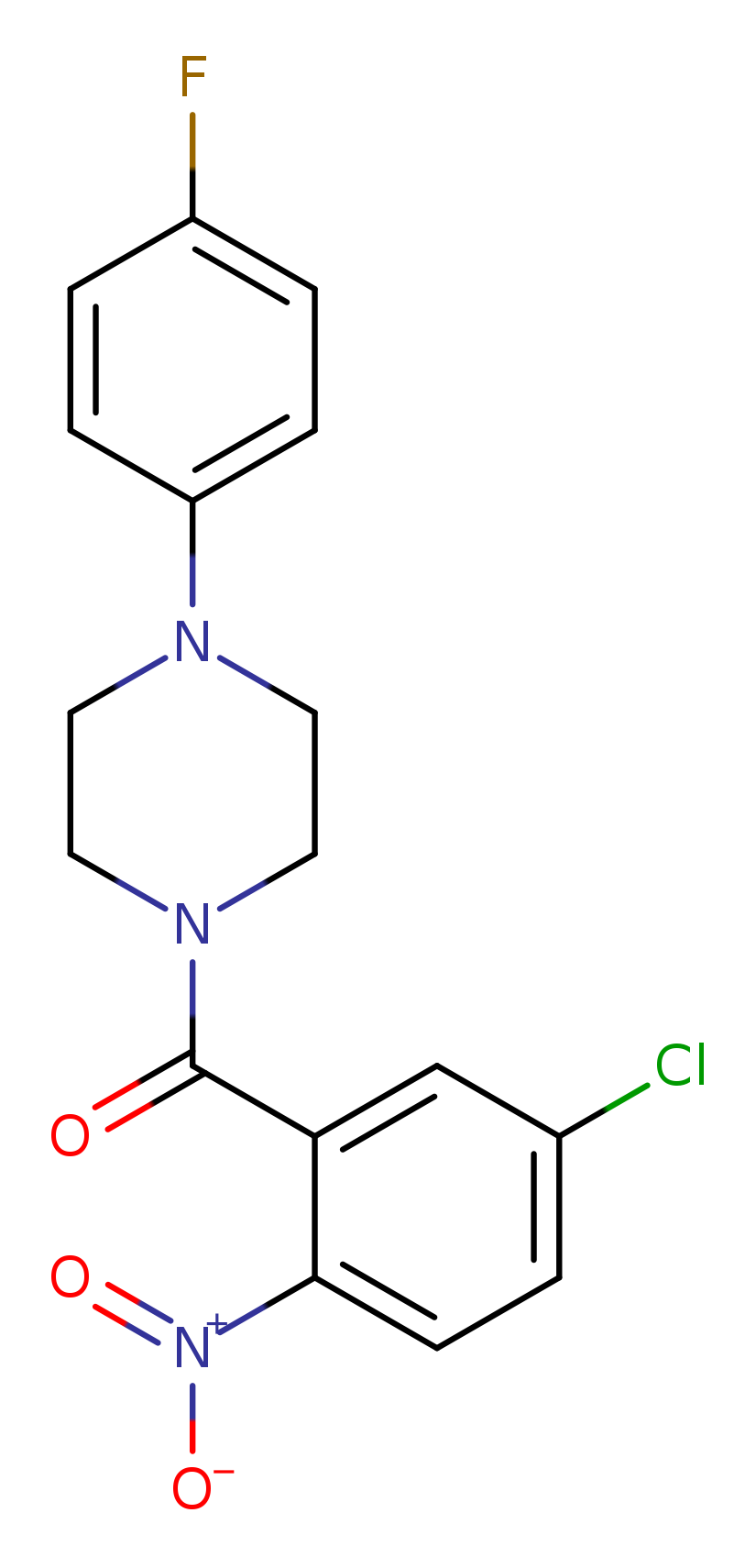 1-{5-chloro-2-nitrobenzoyl}-4-(4-fluorophenyl)piperazine