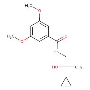 N-(2-cyclopropyl-2-hydroxypropyl)-3,5-dimethoxybenzamide