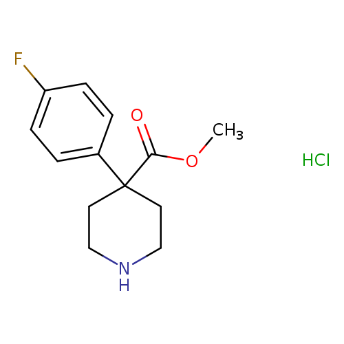 methyl 4-(4-fluorophenyl)piperidine-4-carboxylate hydrochloride