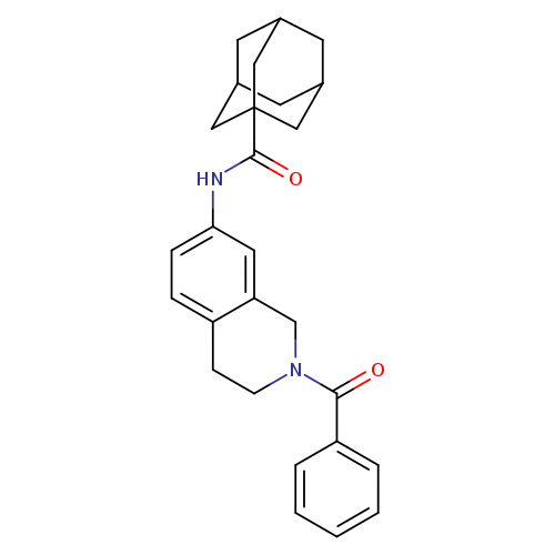 N-(2-benzoyl-1,2,3,4-tetrahydroisoquinolin-7-yl)adamantane-1-carboxamide