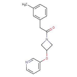 2-(3-methylphenyl)-1-[3-(pyridin-3-yloxy)azetidin-1-yl]ethan-1-one