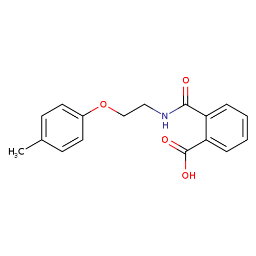 2-(([2-(4-Methylphenoxy)ethyl]amino)carbonyl)benzoic acid