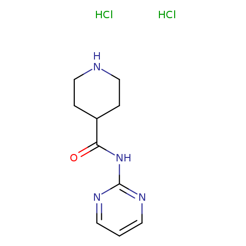 N-(Pyrimidin-2-yl)piperidine-4-carboxamide dihydrochloride