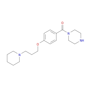 Piperazine, 1-[4-[3-(1-piperidinyl)propoxy]benzoyl]-, dihydrochloride