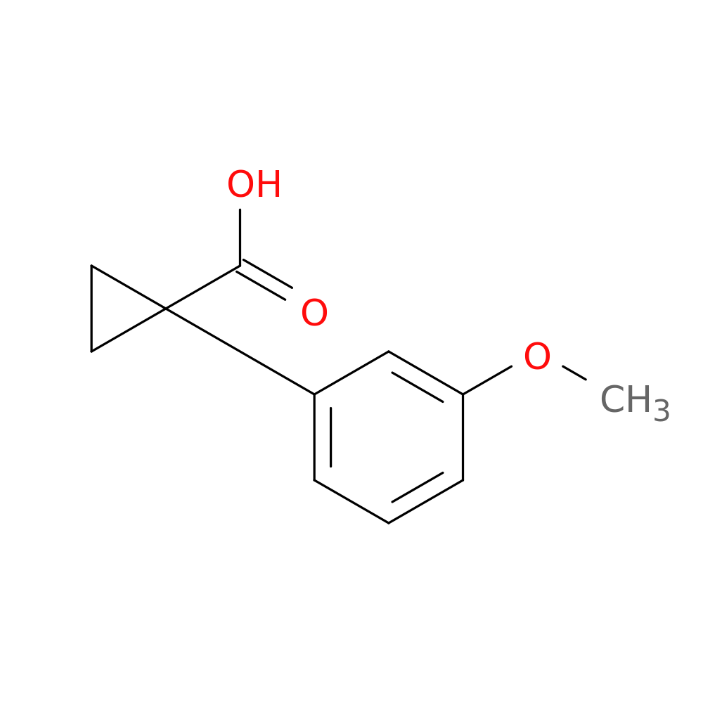 1-(3-Methoxyphenyl)cyclopropanecarboxylic acid