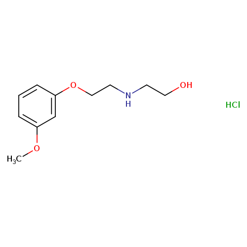 2-{[2-(3-methoxyphenoxy)ethyl]amino}ethanol hydrochloride