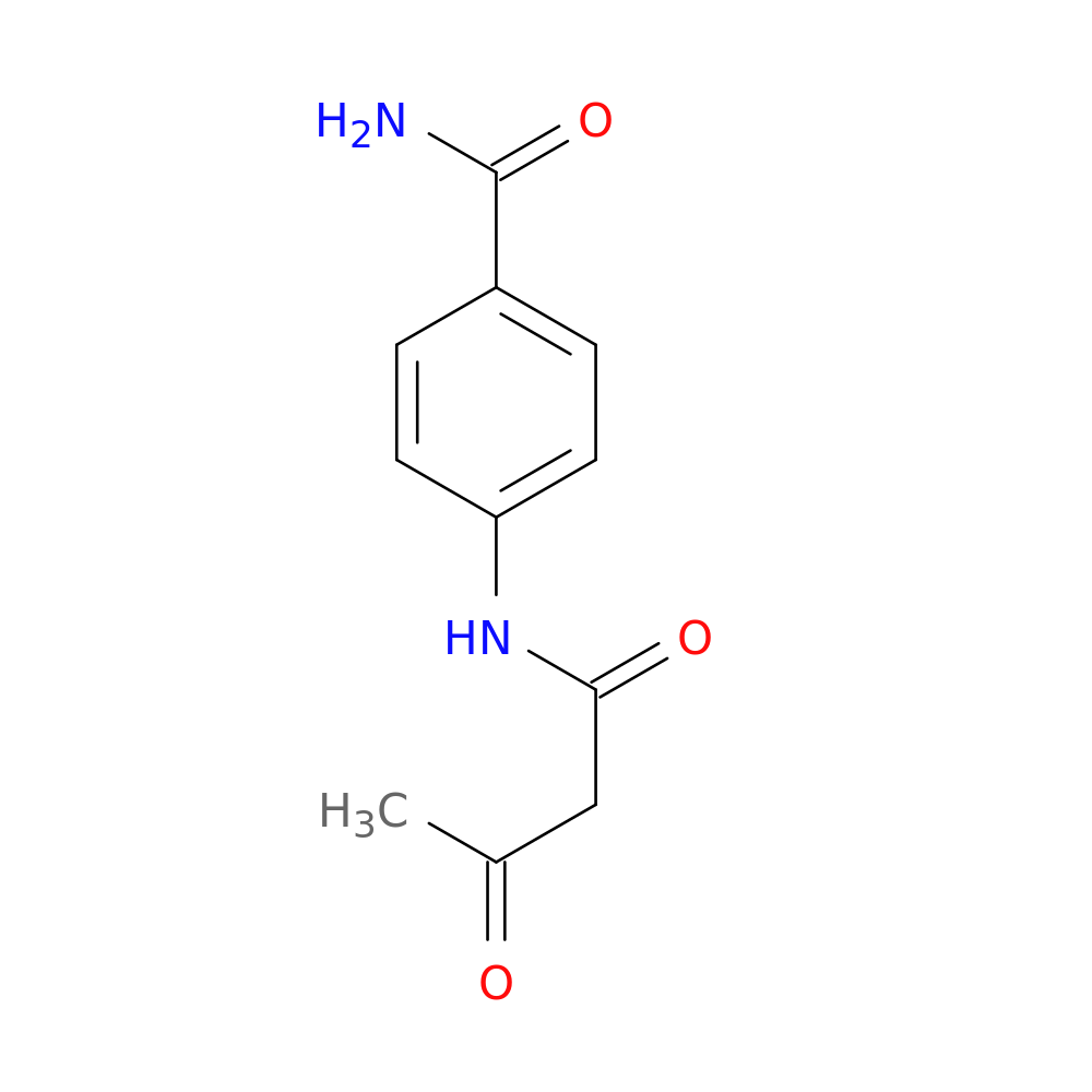 4-(3-Oxobutanamido)benzamide