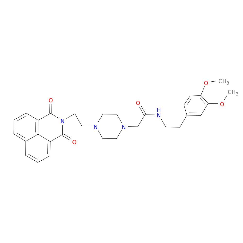 N-[2-(3,4-dimethoxyphenyl)ethyl]-2-[4-(2-{2,4-dioxo-3-azatricyclo[7.3.1.0^{5,13}]trideca-1(13),5,7,9,11-pentaen-3-yl}ethyl)piperazin-1-yl]acetamide