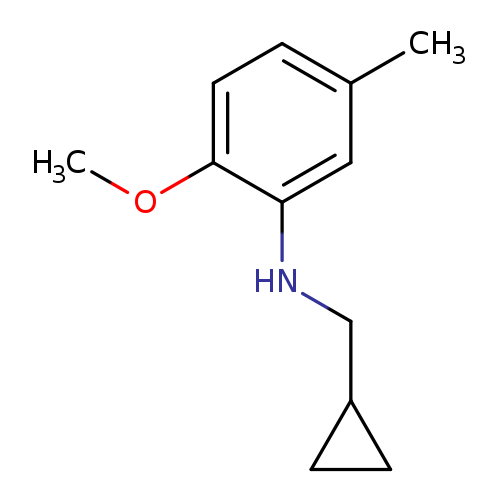 n-(Cyclopropylmethyl)-2-methoxy-5-methylaniline