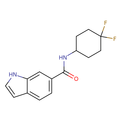 N-(4,4-difluorocyclohexyl)-1H-indole-6-carboxamide