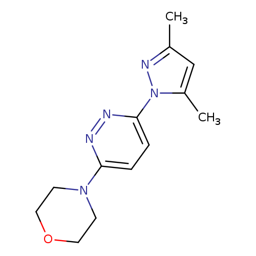 4-[6-(3,5-dimethyl-1H-pyrazol-1-yl)pyridazin-3-yl]morpholine