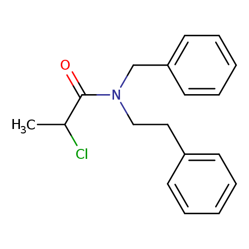 N-benzyl-2-chloro-N-(2-phenylethyl)propanamide
