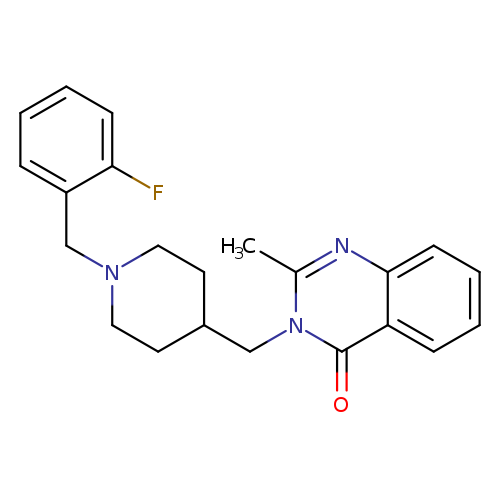 3-({1-[(2-fluorophenyl)methyl]piperidin-4-yl}methyl)-2-methyl-3,4-dihydroquinazolin-4-one