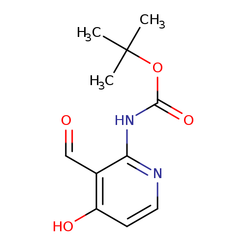 tert-butyl N-(3-formyl-4-hydroxypyridin-2-yl)carbamate