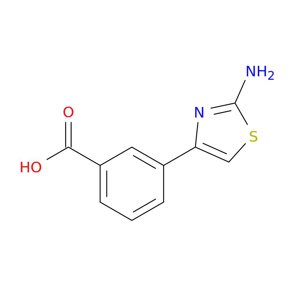 3-(2-aminothiazol-4-yl)benzoic acid