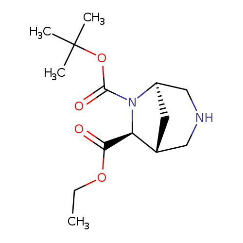 Rel-(1r,5s,7s)-6-tert-butyl 7-ethyl 3,6-diazabicyclo[3.2.1]octane-6,7-dicarboxylate