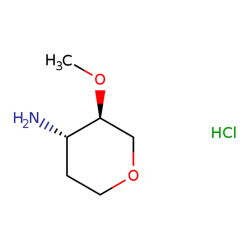 rac-[(3R,4S)-3-methoxytetrahydro-2H-pyran-4-yl]amine hydrochloride