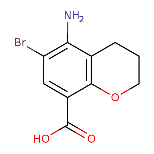 5-Amino-6-bromo-3,4-dihydro-2H-1-benzopyran-8-carboxylic acid