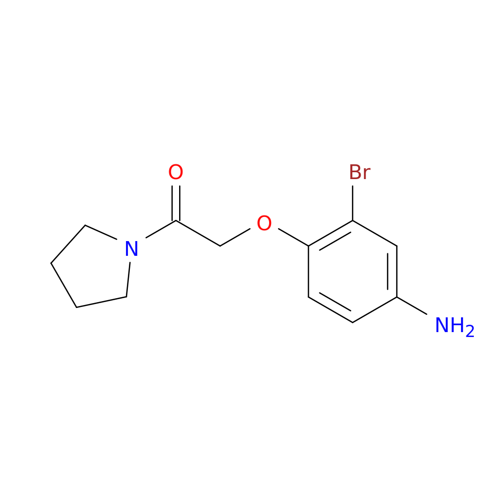 2-(4-Amino-2-bromophenoxy)-1-(pyrrolidin-1-yl)ethanone
