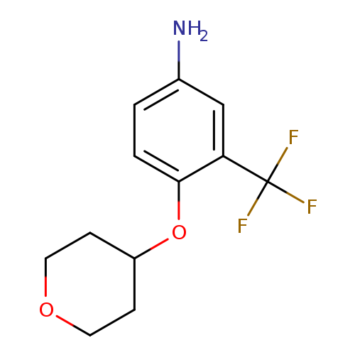4-(Oxan-4-yloxy)-3-(trifluoromethyl)aniline