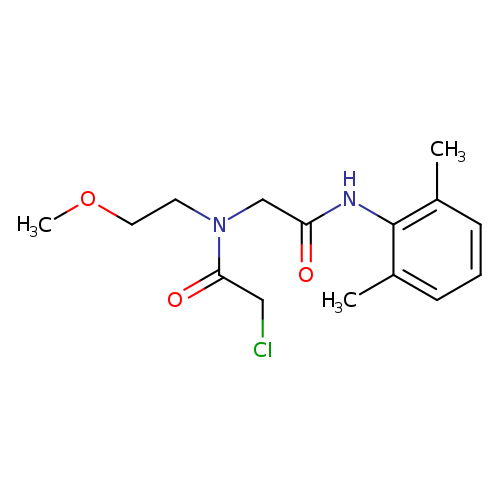 2-chloro-N-{[(2,6-dimethylphenyl)carbamoyl]methyl}-N-(2-methoxyethyl)acetamide