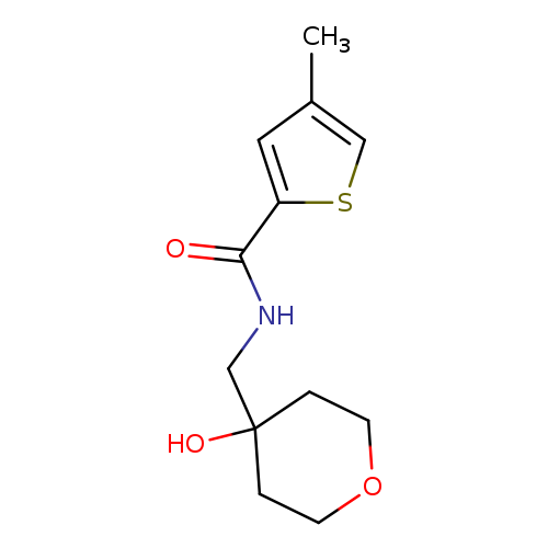 N-[(4-hydroxyoxan-4-yl)methyl]-4-methylthiophene-2-carboxamide