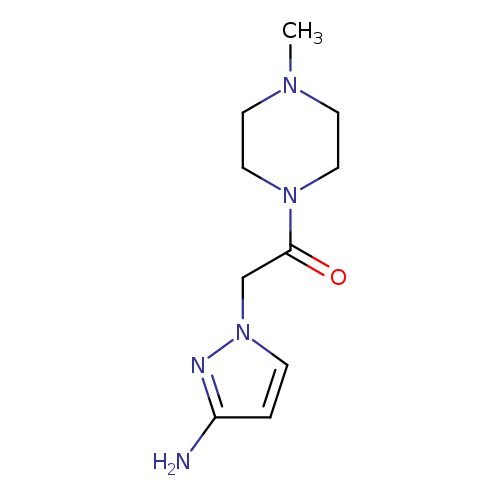 2-(3-amino-1H-pyrazol-1-yl)-1-(4-methylpiperazin-1-yl)ethan-1-one