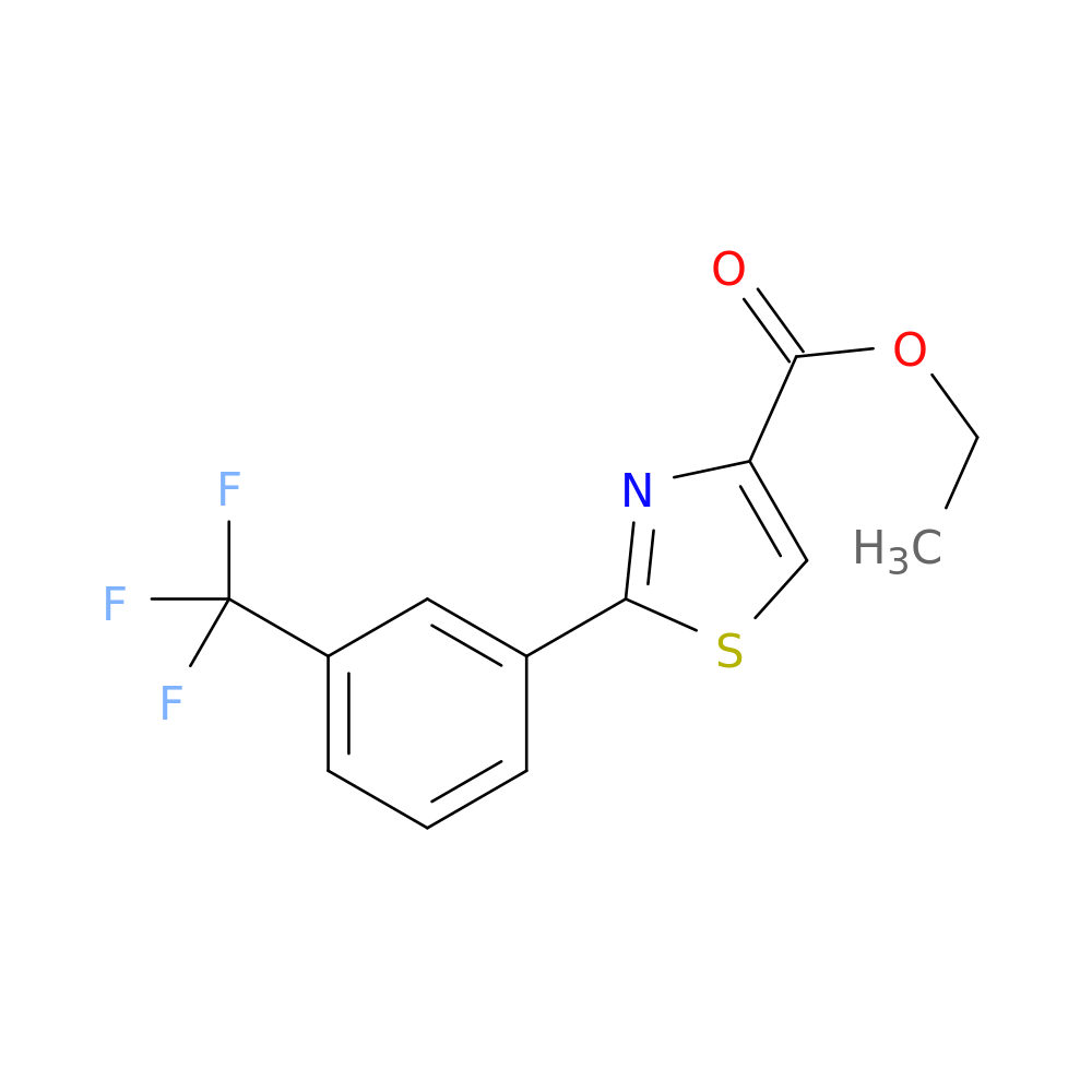 Ethyl 2-[3-(trifluoromethyl)phenyl]-1,3-thiazole-4-carboxylate