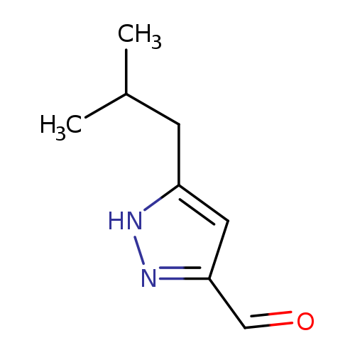 1H-Pyrazole-3-carboxaldehyde, 5-(2-methylpropyl)-
