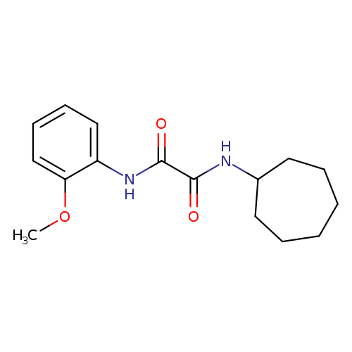 N'-cycloheptyl-N-(2-methoxyphenyl)ethanediamide