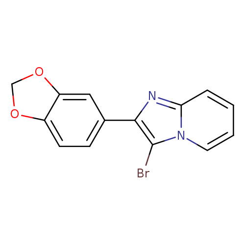 2-BENZO[1,3]DIOXOL-5-YL-3-BROMO-IMIDAZO[1,2-A]PYRIDINE
