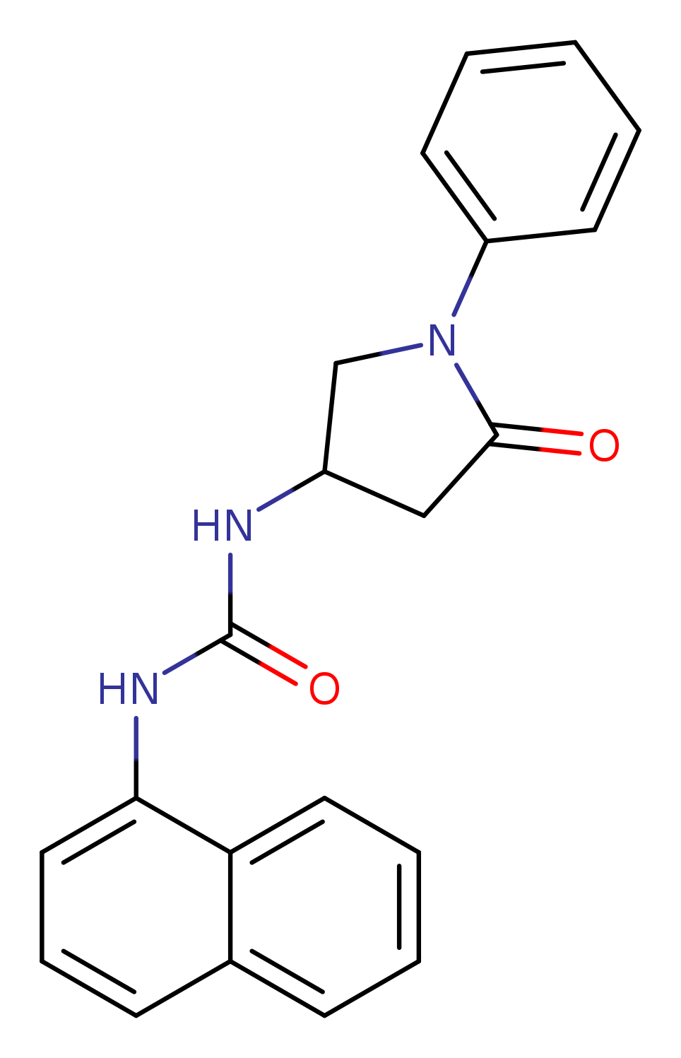 1-(naphthalen-1-yl)-3-(5-oxo-1-phenylpyrrolidin-3-yl)urea
