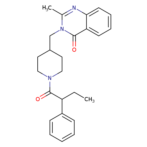 2-methyl-3-{[1-(2-phenylbutanoyl)piperidin-4-yl]methyl}-3,4-dihydroquinazolin-4-one