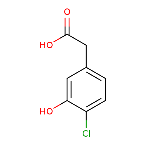4-chloro-3-hydroxyphenylacetic acid