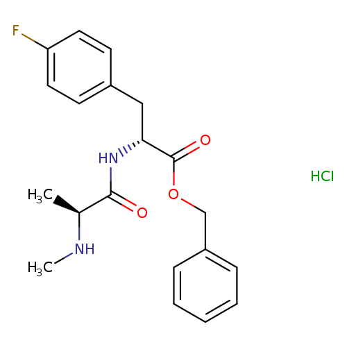 N-Methyl-D-alanyl-4-fluoro-D-phenylalanine phenylmethyl ester hydrochloride