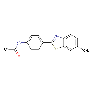 Acetamide, N-[4-(6-methyl-2-benzothiazolyl)phenyl]-