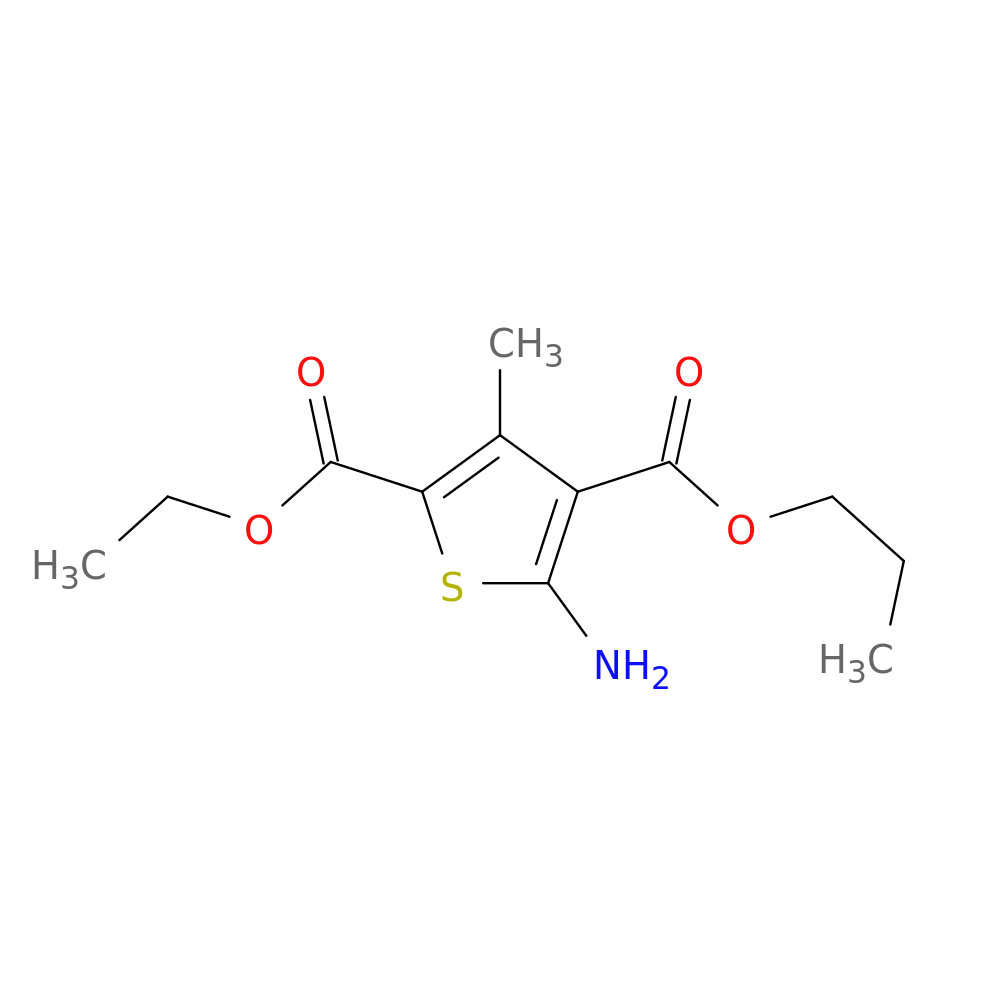 2-ethyl 4-propyl 5-amino-3-methylthiophene-2,4-dicarboxylate