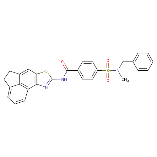 4-[benzyl(methyl)sulfamoyl]-N-{5-thia-3-azatetracyclo[6.6.1.0^{2,6}.0^{11,15}]pentadeca-1(15),2(6),3,7,11,13-hexaen-4-yl}benzamide