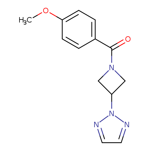 2-[1-(4-methoxybenzoyl)azetidin-3-yl]-2H-1,2,3-triazole