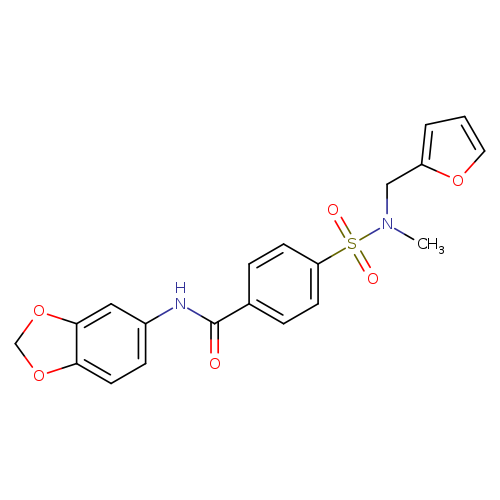 N-(2H-1,3-benzodioxol-5-yl)-4-{[(furan-2-yl)methyl](methyl)sulfamoyl}benzamide
