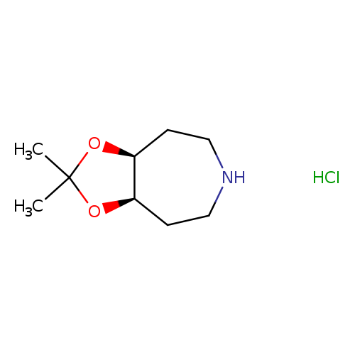 (3aR,8aS)-2,2-dimethyl-octahydro-[1,3]dioxolo[4,5-d]azepinehydrochloride,cis