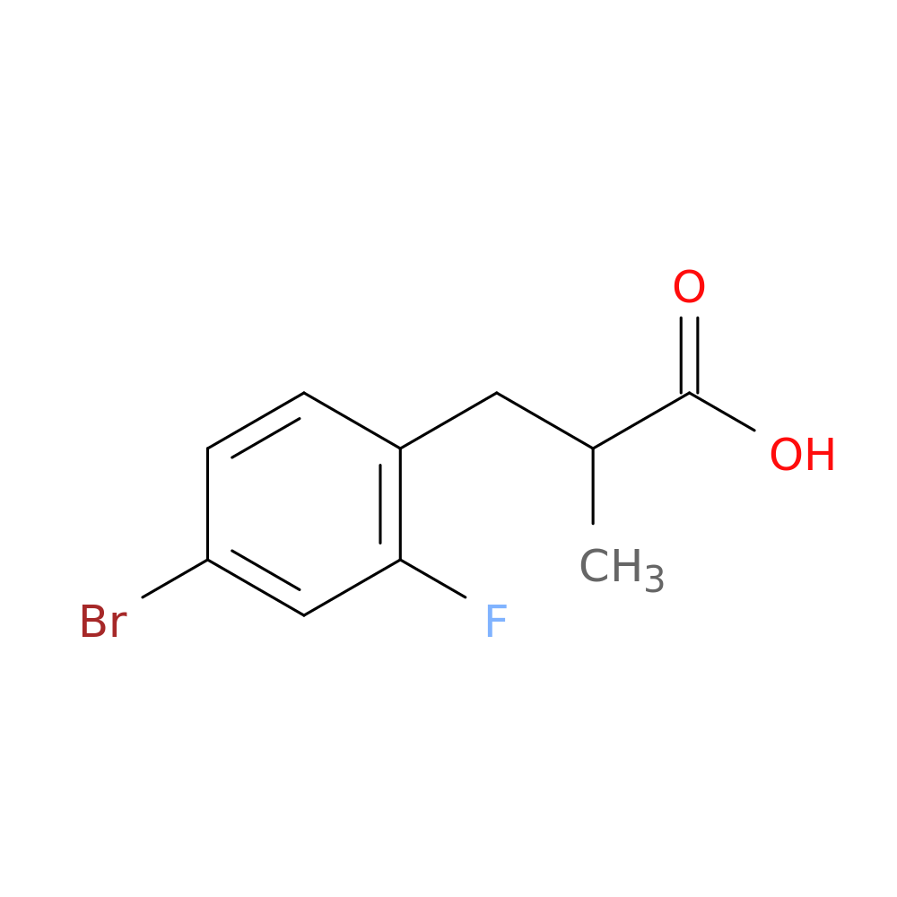 3-(4-bromo-2-fluorophenyl)-2-methylpropanoic acid